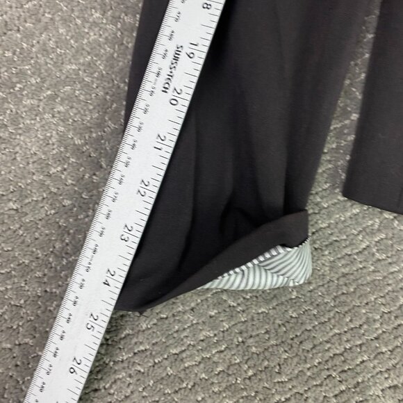 J. Crew Schoolboy Blazer Women's 10 Black Mercantile Gold Buttons Preppy Stretch - Picture 14 of 16